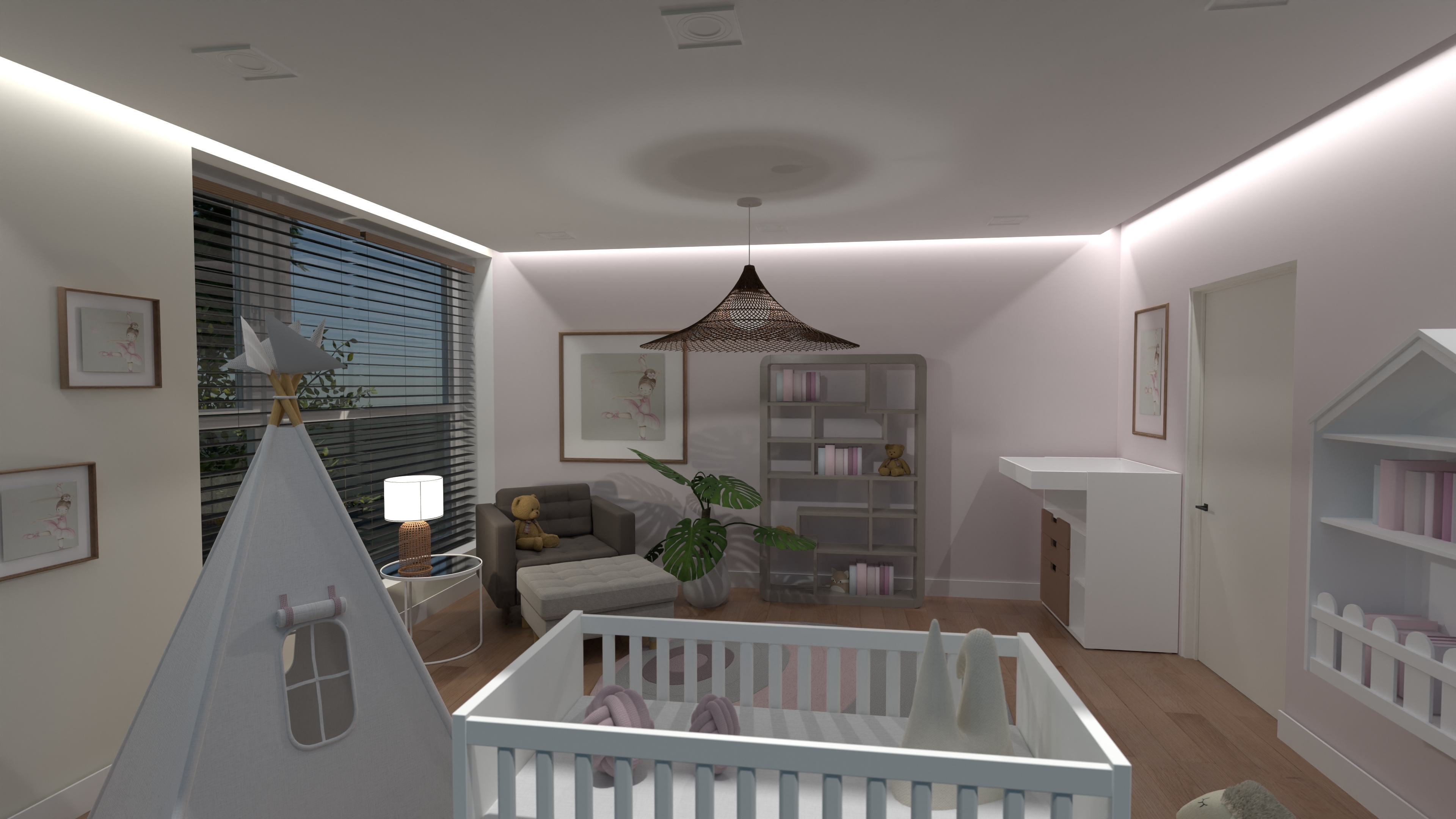 Ballerina Nursery #21578866 by Gabriela Olivo