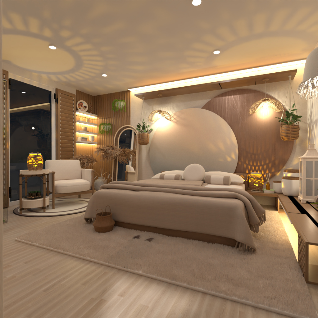 Wabi Sabi Bedroom #14568655 by Editors Choice