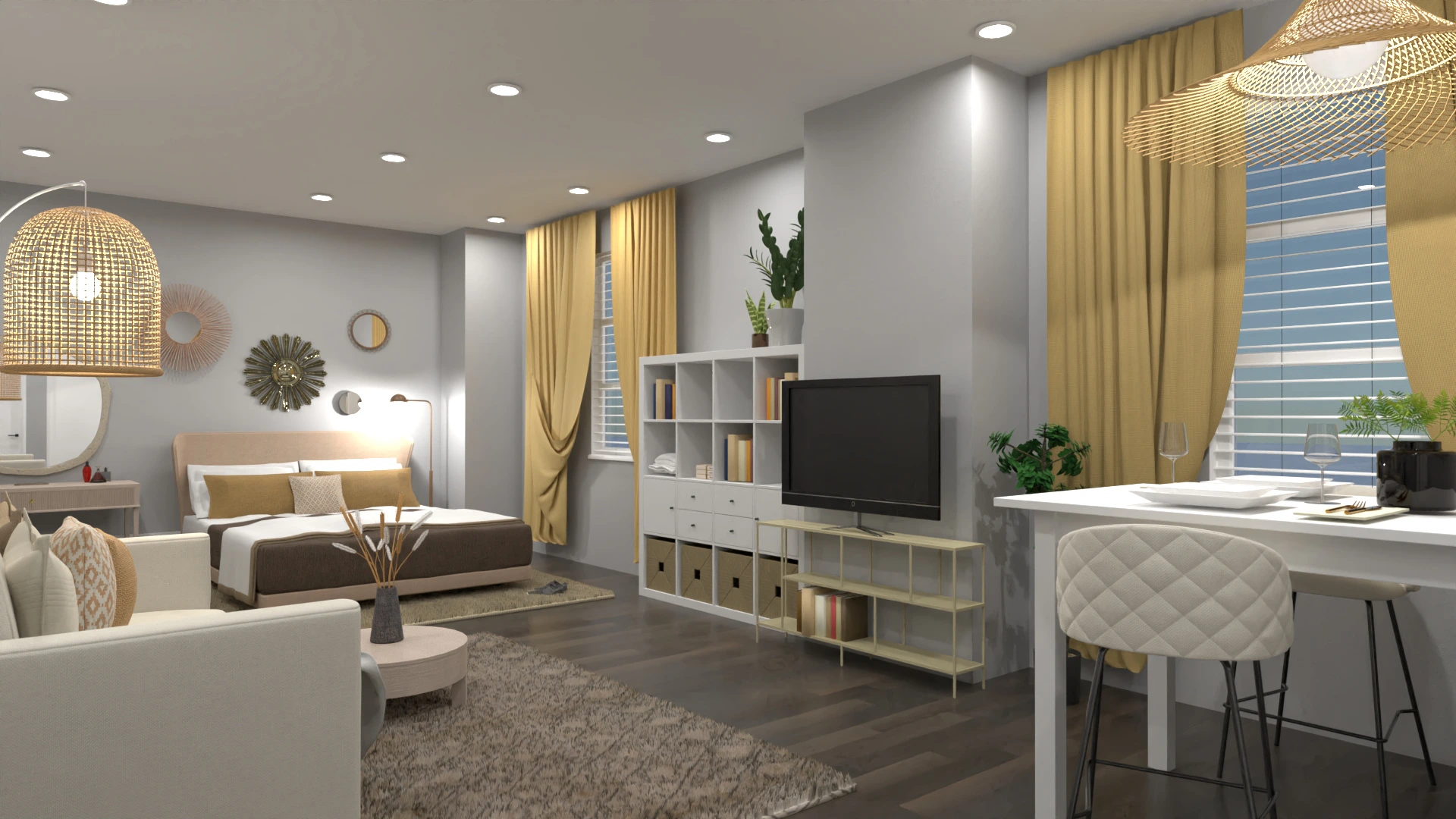 Homestaging and decor concept for a rental appartment in Southbridge, US #3096116 by Natasha