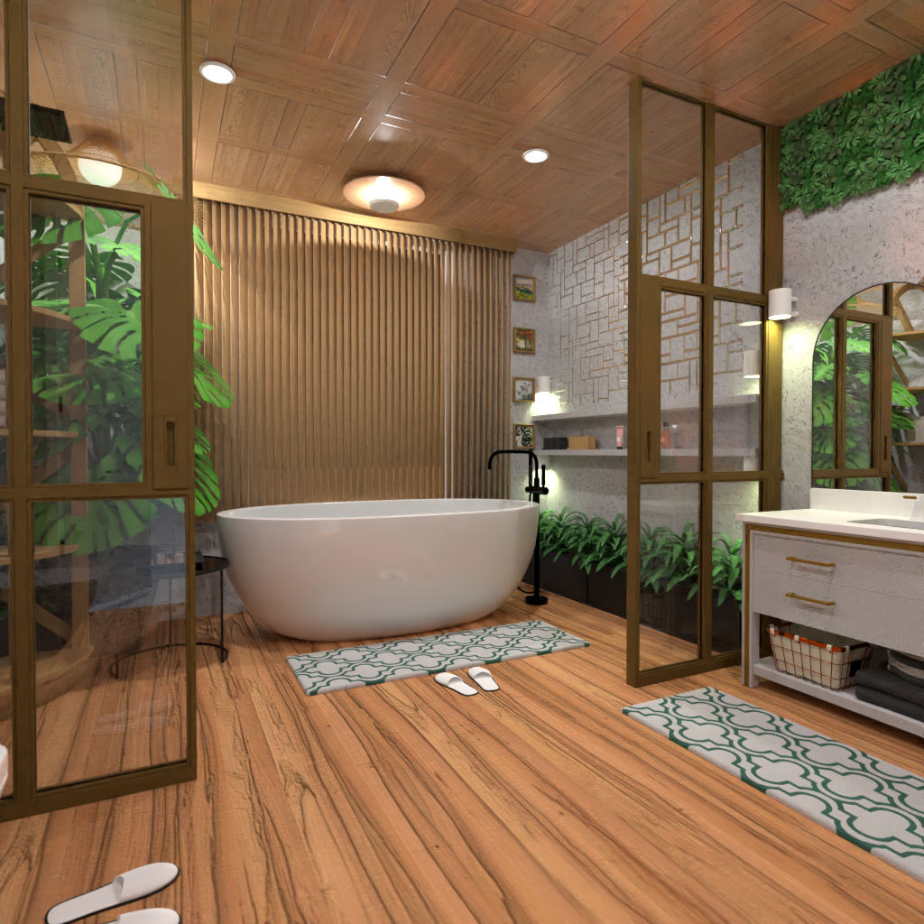 Biophilic Bathroom #13032095 by Editors Choice