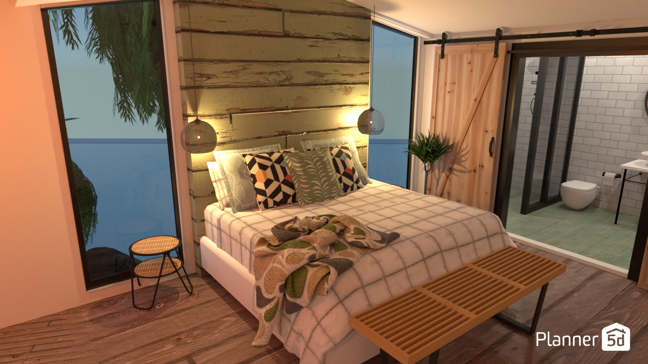 Quarto com vista para o mar. #5982073 by Luana