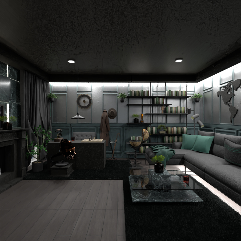 Men's Living Room #13562415 by Editors Choice