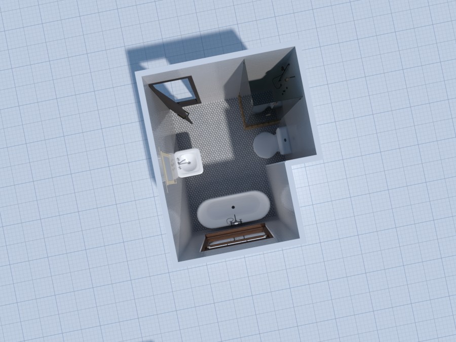 Bathroom Design #2 - Free Online Design | 3D Bathroom Floor Plans by ...