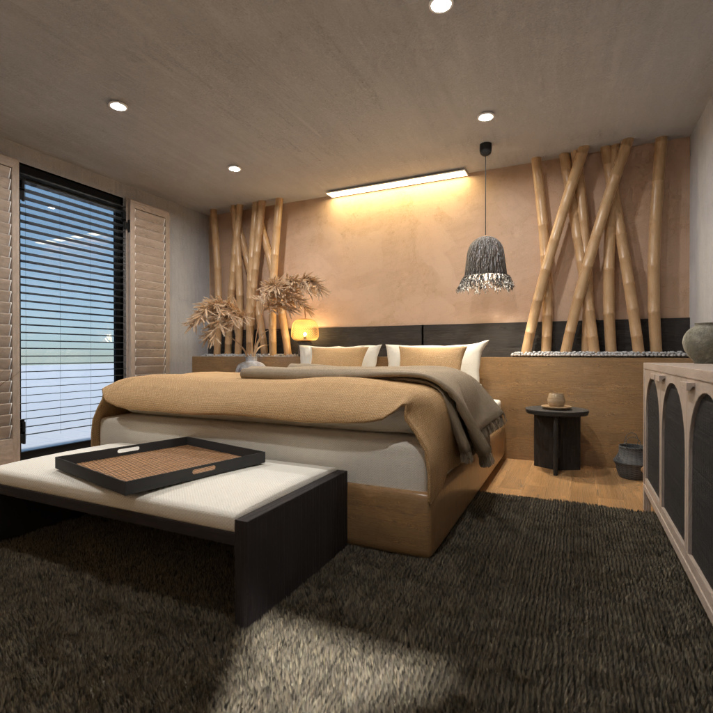 Wabi Sabi Bedroom #14573743 by Editors Choice