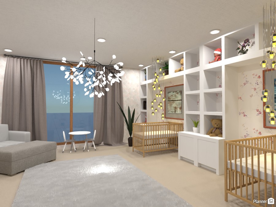 Twins Nursery #4040037 by Annabella