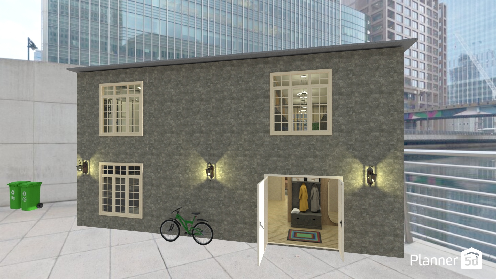 visualización coliving de dos plantas estilo contemporáneo #22897398 by Yolanda Infante Garrido