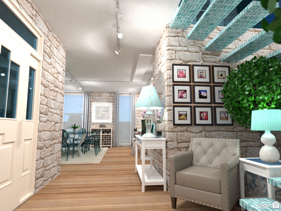 modern deteched house - glass and stones #1665300 by Chiara Meazza