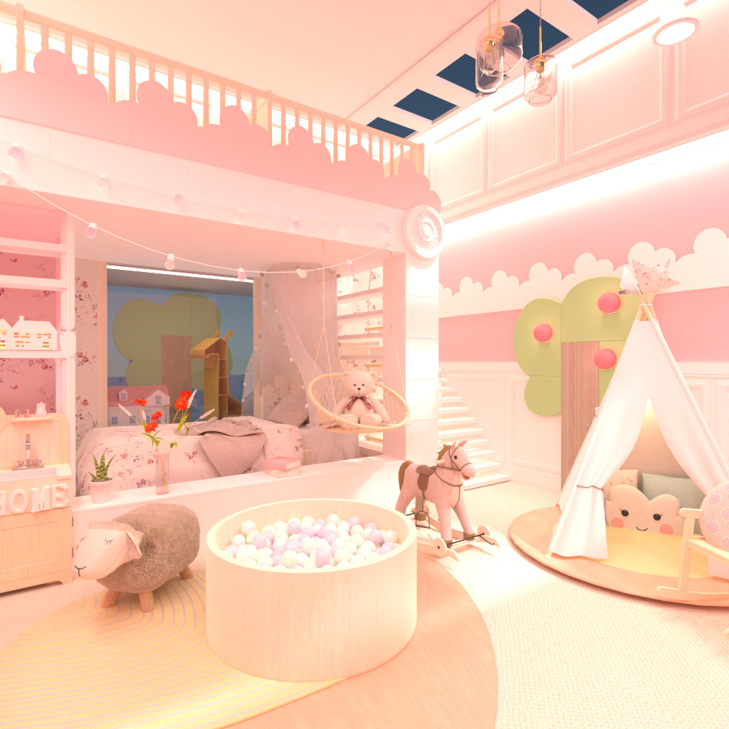 Pink Bedroom #11735780 by Editors Choice