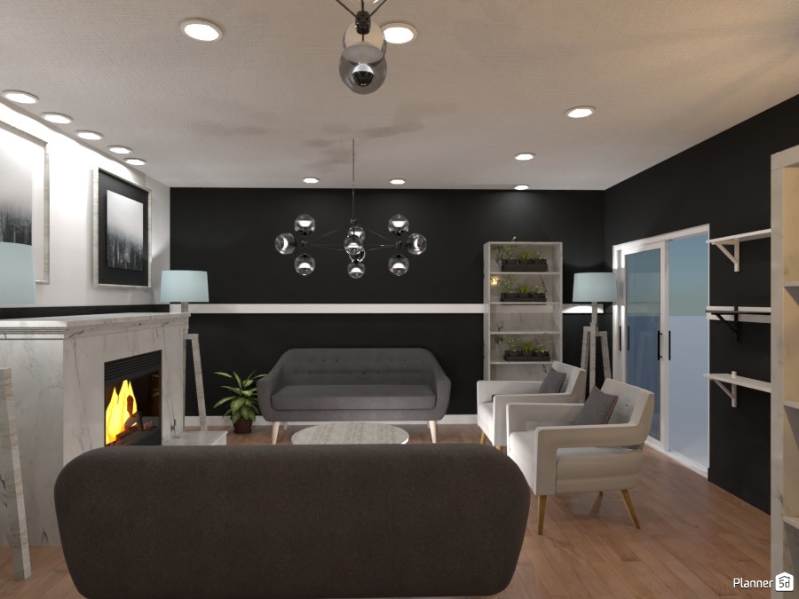 Scandanavian living room. Render 3 #3641925 by Doggy