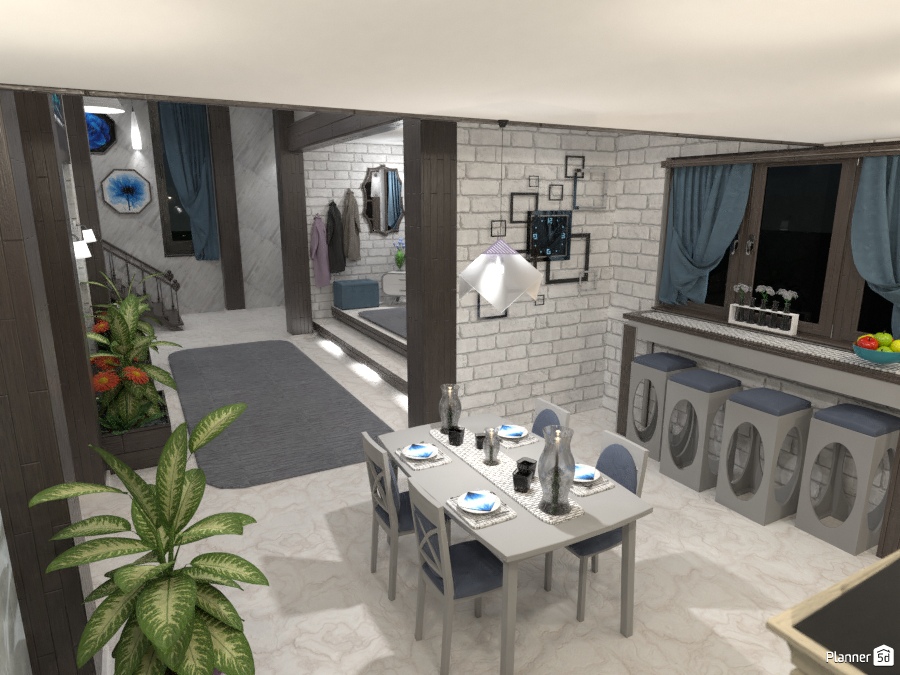 Grand Open plan compact modern #2178501 by Wilson