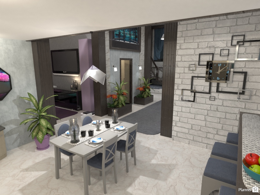 Grand Open plan compact modern #2178502 by Wilson