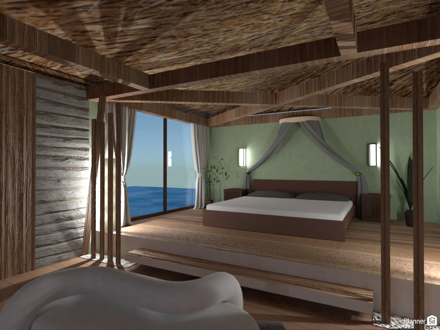 seaview bedroom #3399382 by Michel