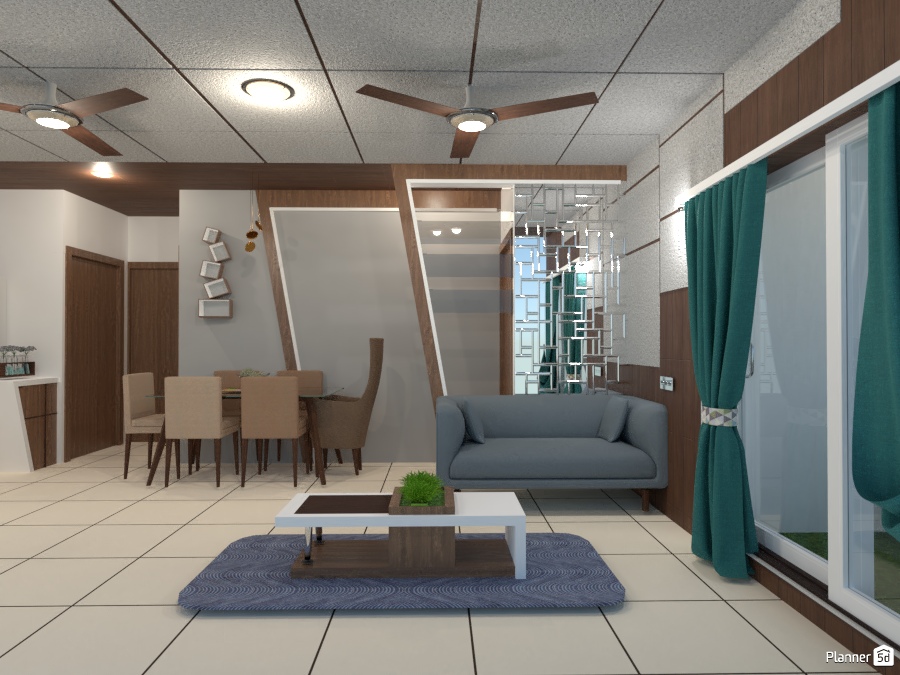 Living Room merged Dining #3274248 by Chandradeepsinh Jadeja