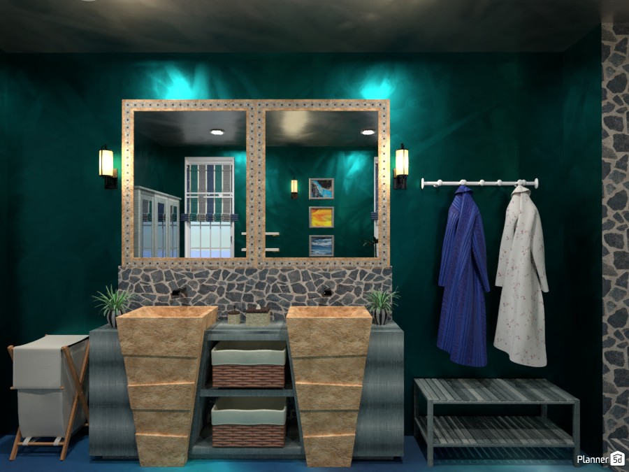 Ванная в стиле кантри #3896760 by Olga