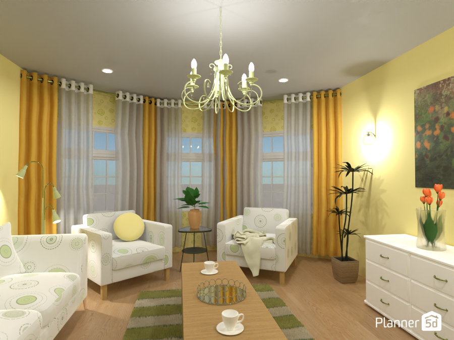 Contest - Yellow accent spring room 7539406 by Rita image