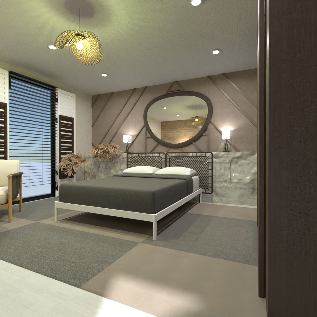 Wabi Sabi Bedroom #14554031 by Editors Choice