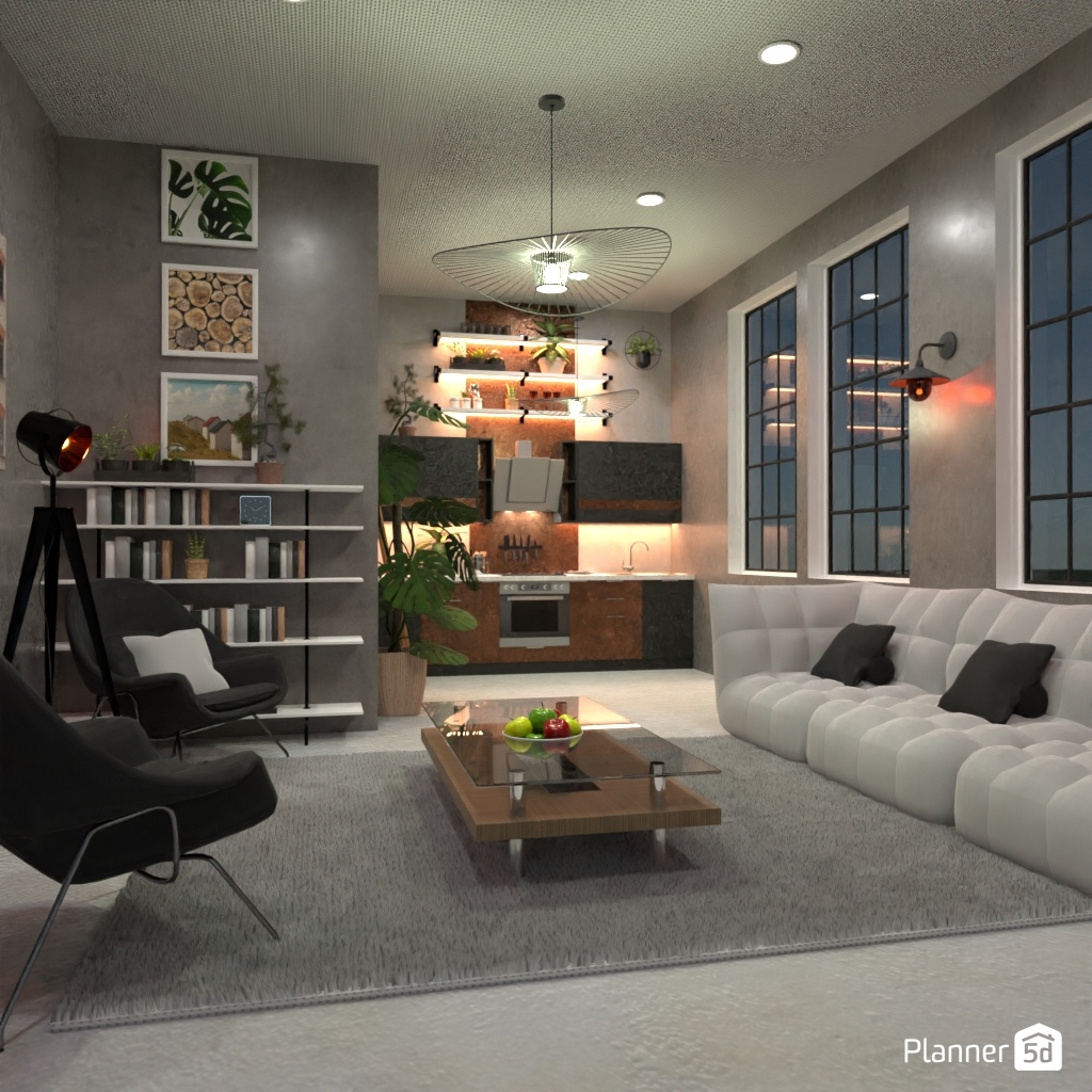 LOFT interior style #22595222 Por Editors Choice