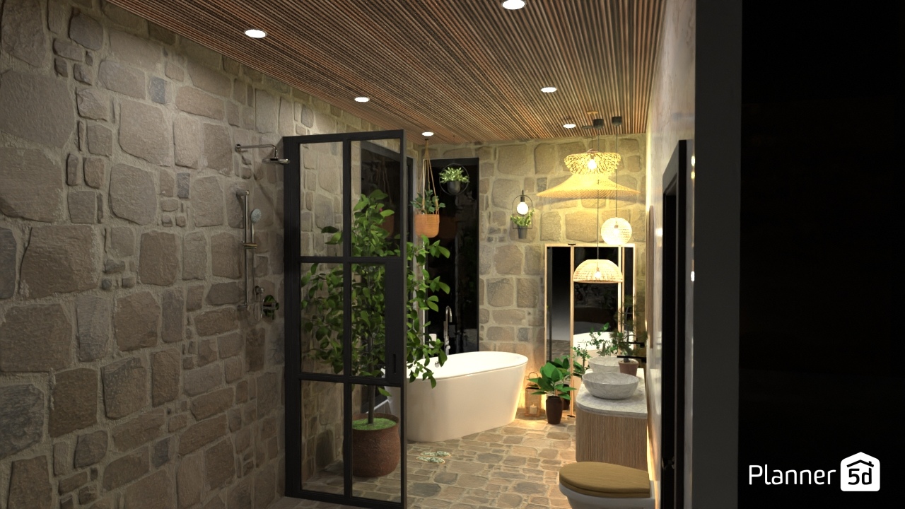 Cópia de Natural bathroom #23343014 by Virna Oliveira