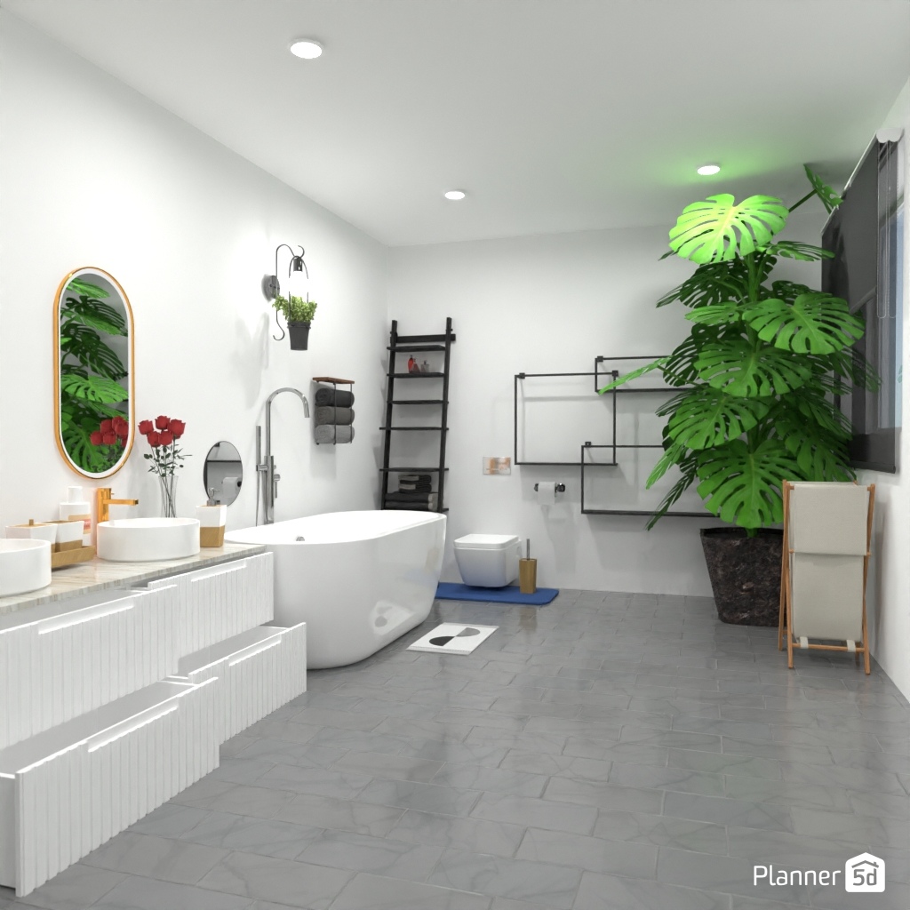 Dream Bathroom - Free Online Design | 3D House Ideas - by Planner 5D