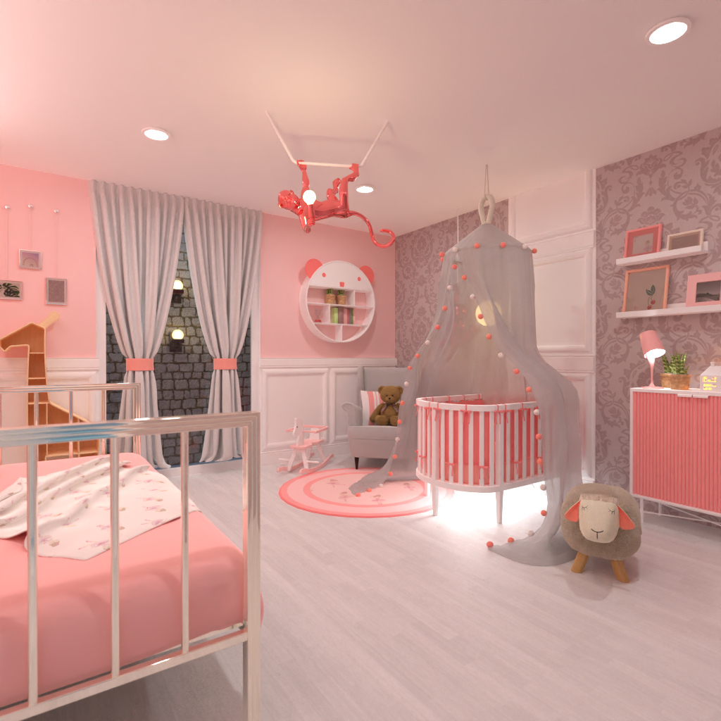Pink Bedroom #11698868 by Editors Choice