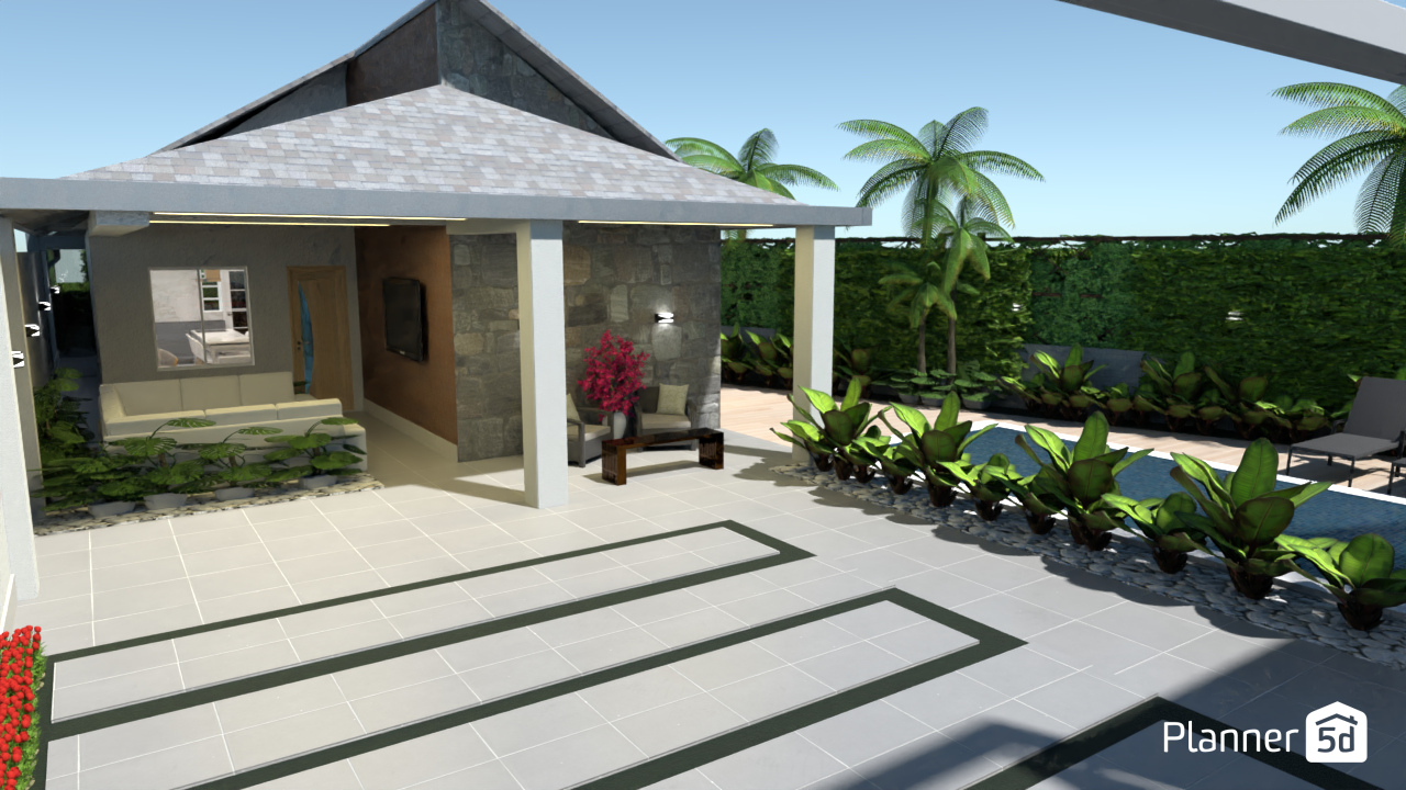 Garagem e Paisagismo #18333595 by Erika Cipriano