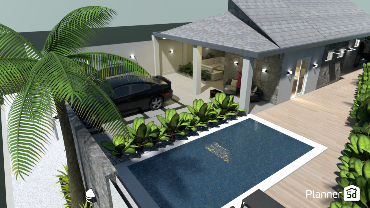 Piscina com paisagismo #18333683 by Erika Cipriano