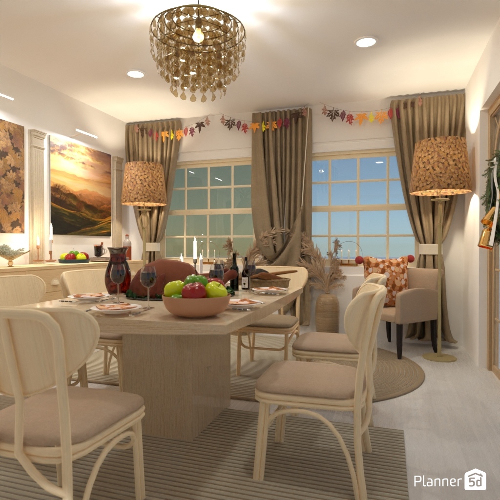 DB: Thanksgiving Day - room shell copy #23406371 by Editors Choice