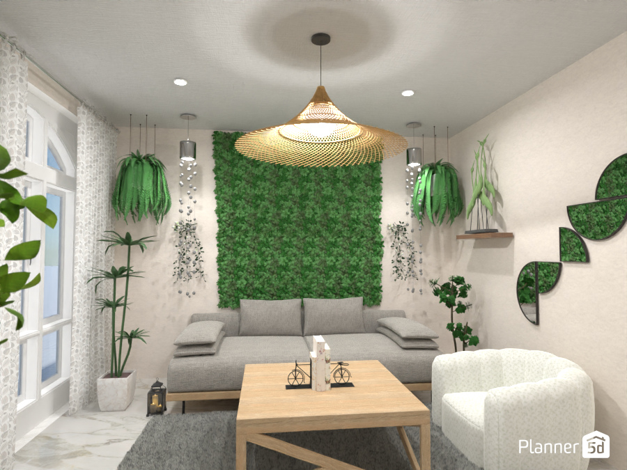 Room with plant wall 11036220 by Born to be Wild image