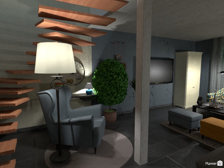 Гостиная в твунхаузе #3312709 by Ольга