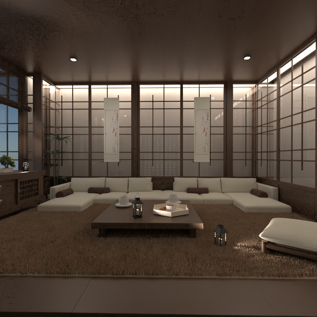 Japanese-style Living Room #15353695 by Editors Choice