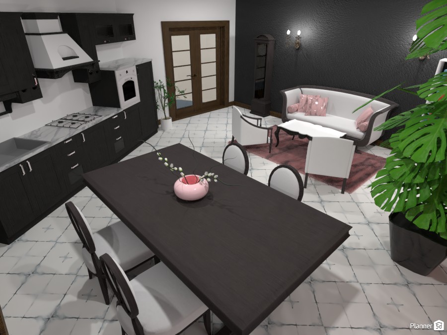 Kitchen and living room #3961882 by tinahmamah