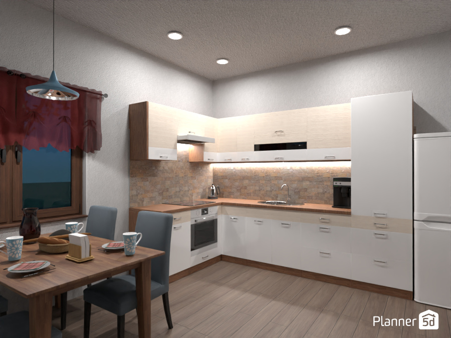 Modern and cozy kitchen #12063756 by Emma M.