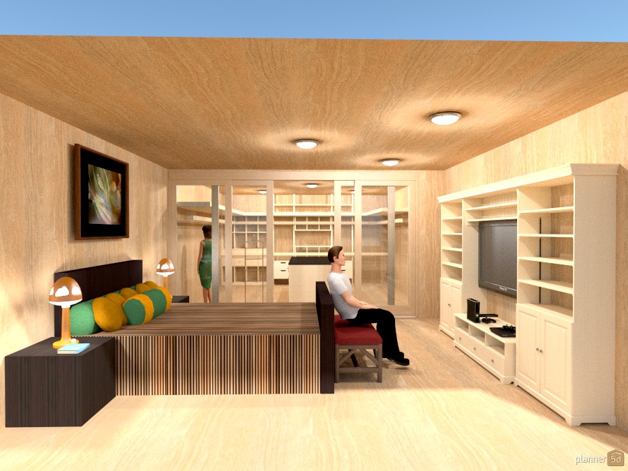 walk-in closet w/slider #832032 by Joy Suiter