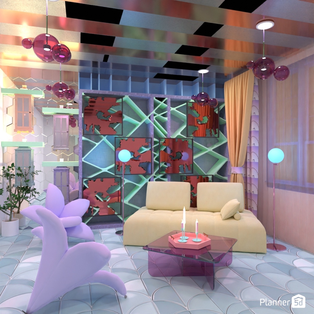 Bubble gum - Free Online Design | 3D House Ideas - by Planner 5D