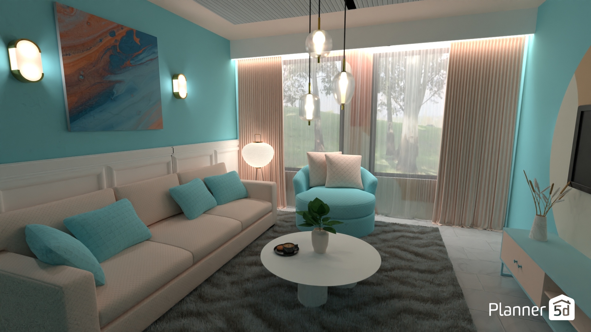 Two Moods Living Room #27225288 by blahannah15