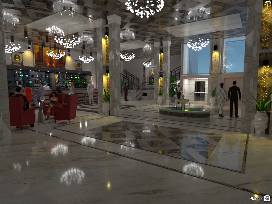 hall hôtel #4229002 by mersomiju