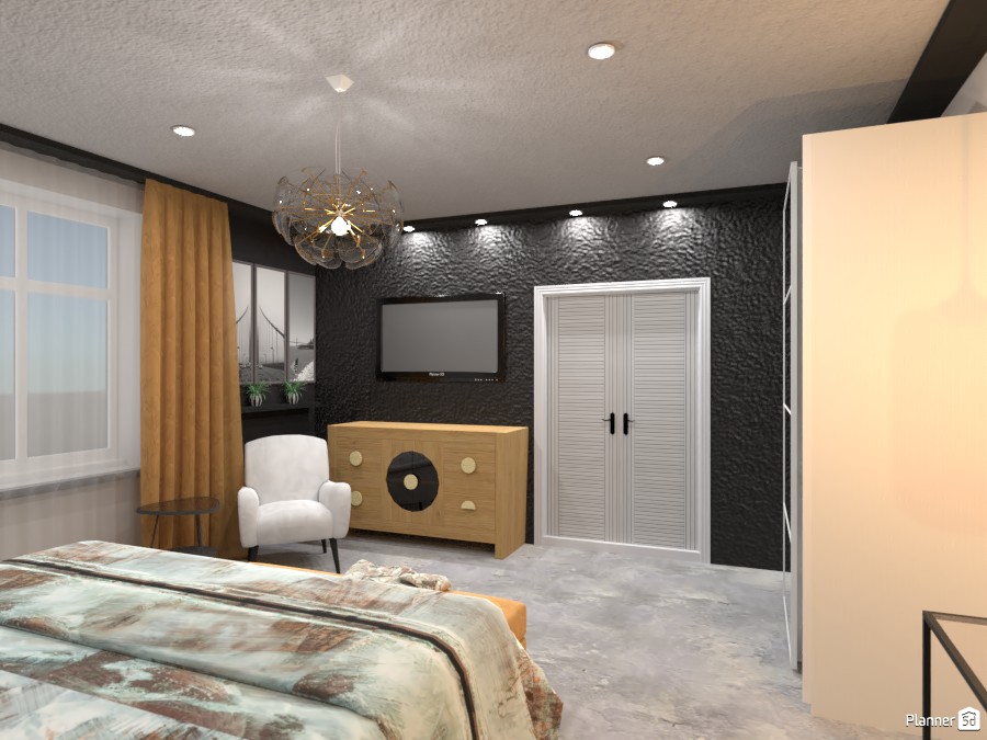 Контрастная спальня #4632505 by Olga