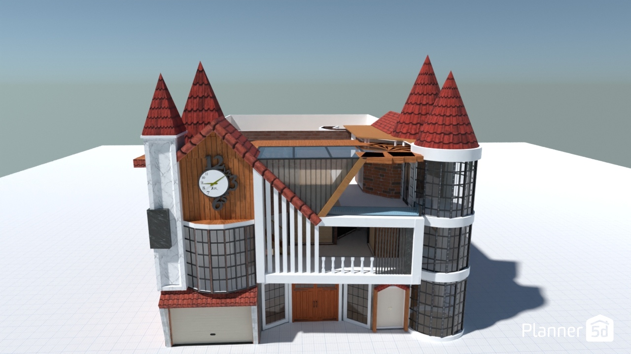 front elevation completed #23401775 by Sourav design world#1