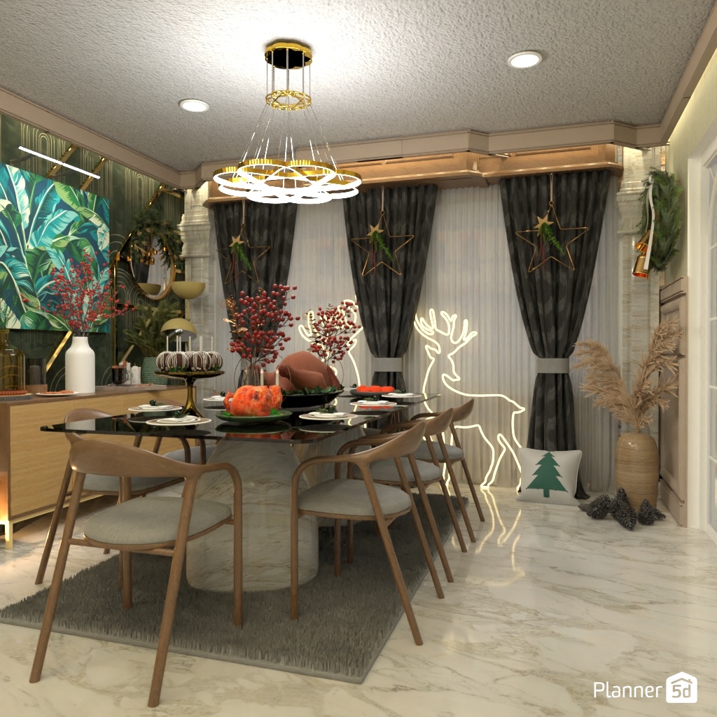 DB: Thanksgiving Day - room shell copy #23444915 by Editors Choice