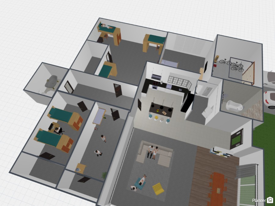 3d Floor Plans By Planner 5d, Architectural Plans For My House