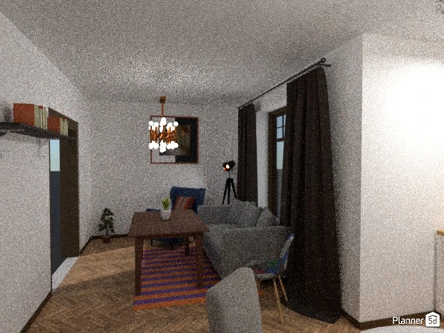 KITCHEN AND LIVING ROOM IN THE OLD TOWN #3024728 by VEHU HOME DESIGNER