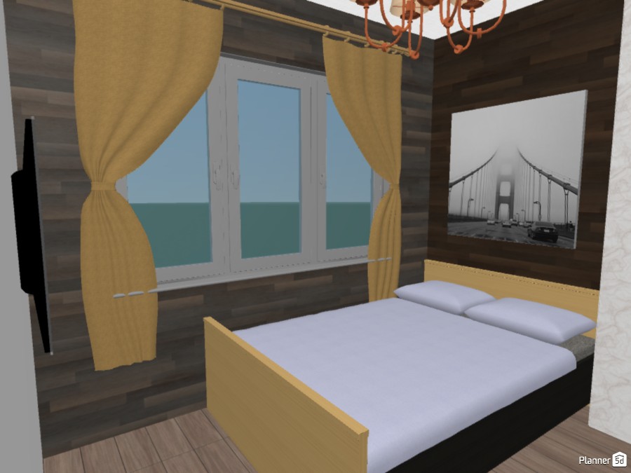 10x12 ft small bedroom Free Online Design 3D Floor Plans by Planner 5D