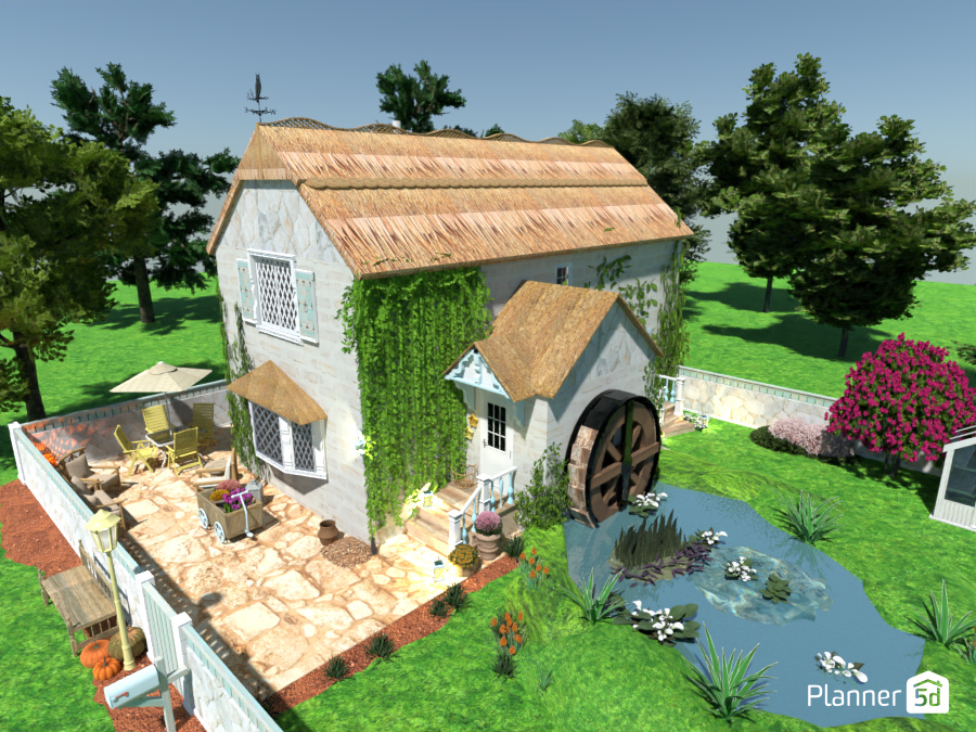 Old Mill Cottage #13520619 by MDesigns