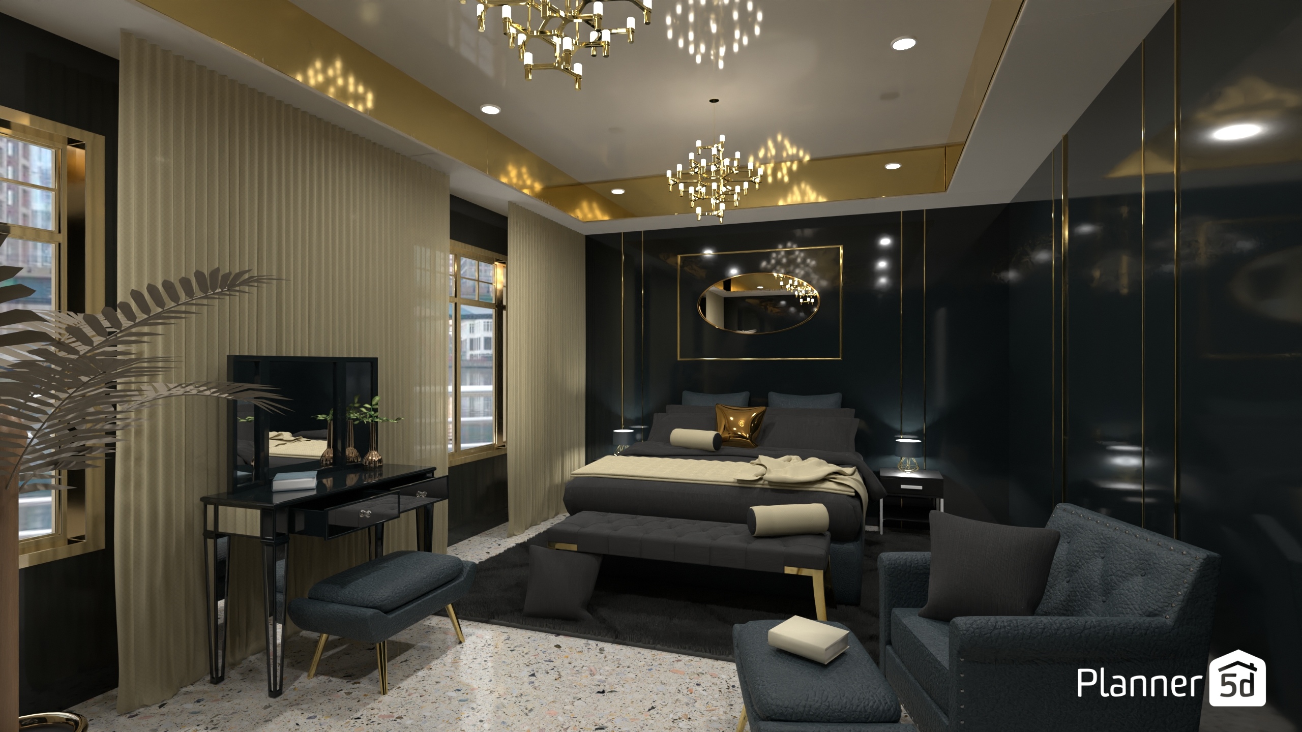 Dormitorio lujoso / Batalla de diseño #32369164 by Hall Pat