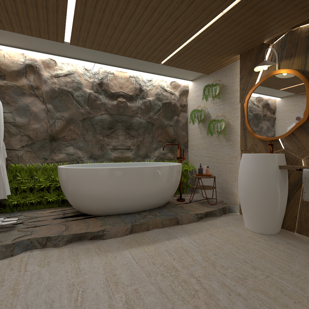 Banheiro biófilo #13057899 by Editors Choice