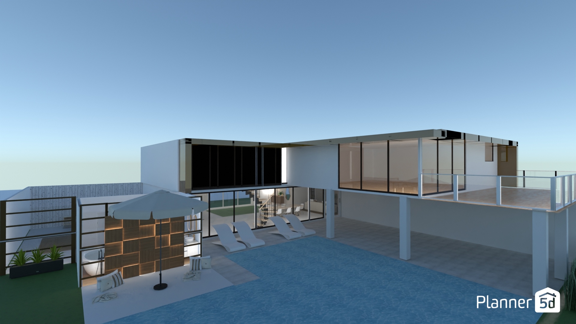 modern mansion #25901736 by Villu10