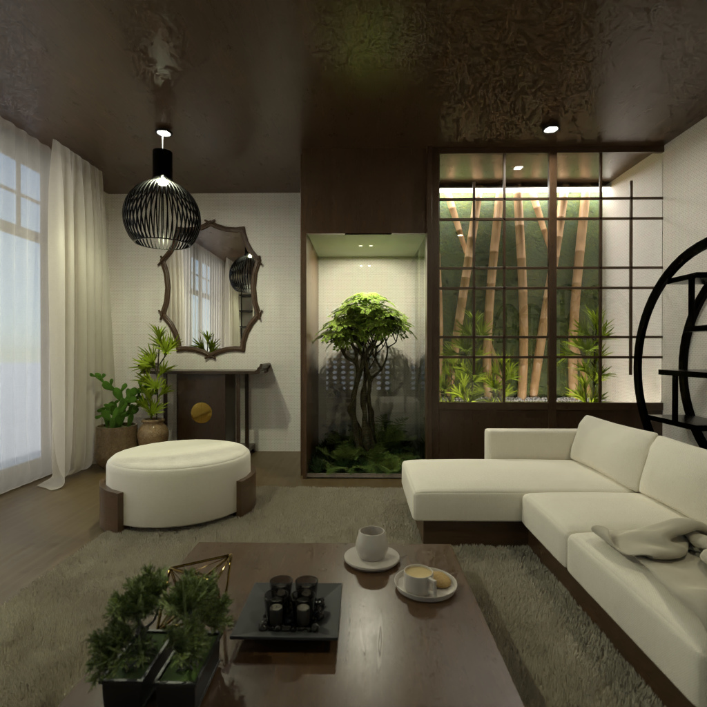 Japanese-style Living Room #15396119 by Editors Choice
