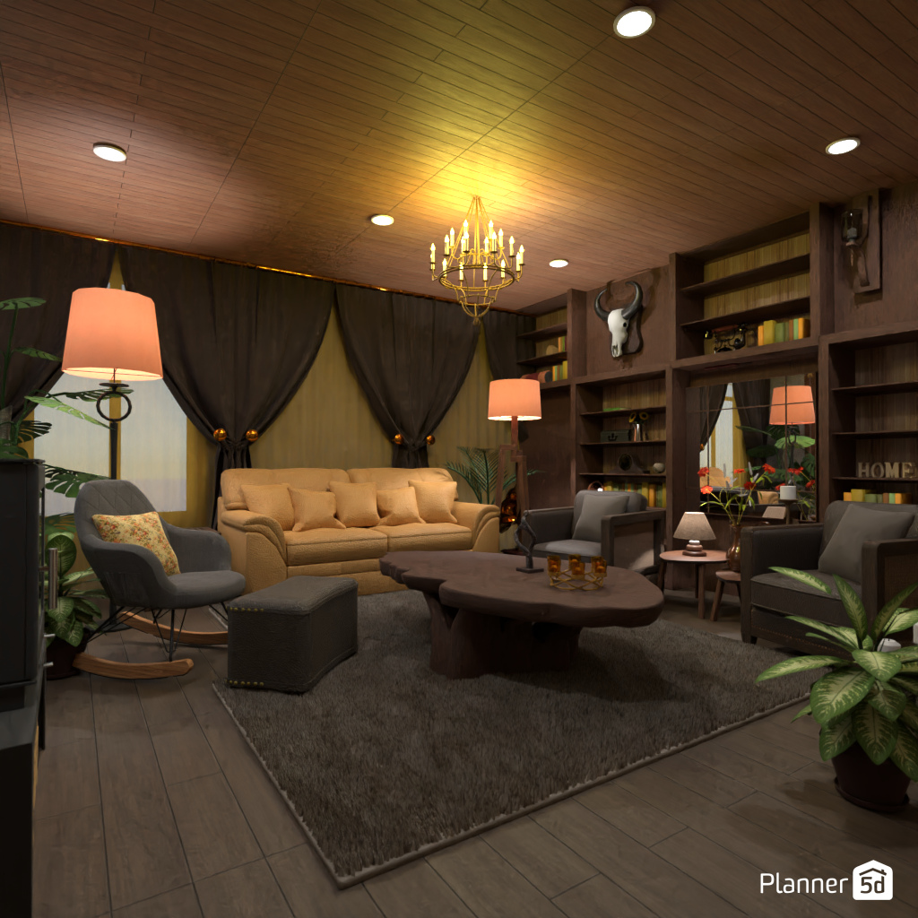 Country Living room #20195783 by Editors Choice