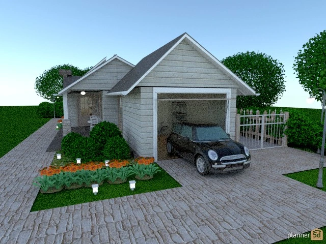 American Small House. #53905 by Michelle Silva