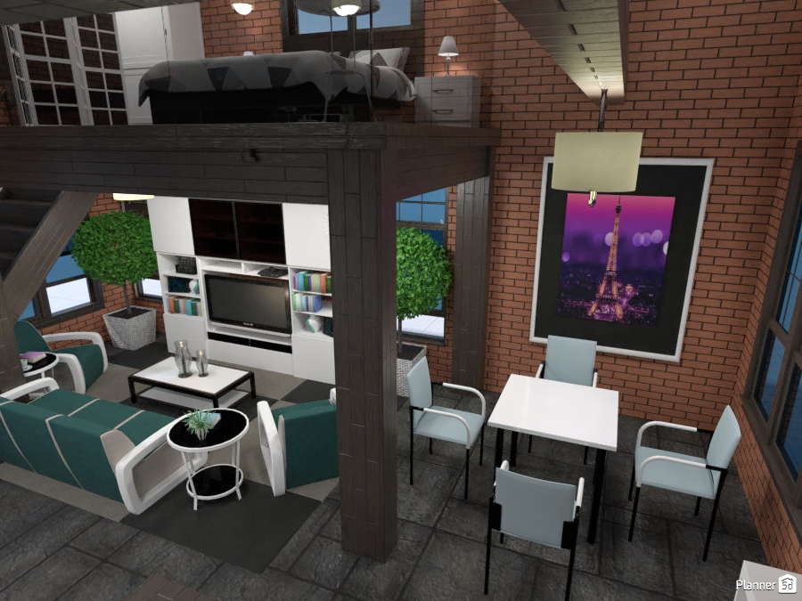 Modern compact living #2145952 by Wilson